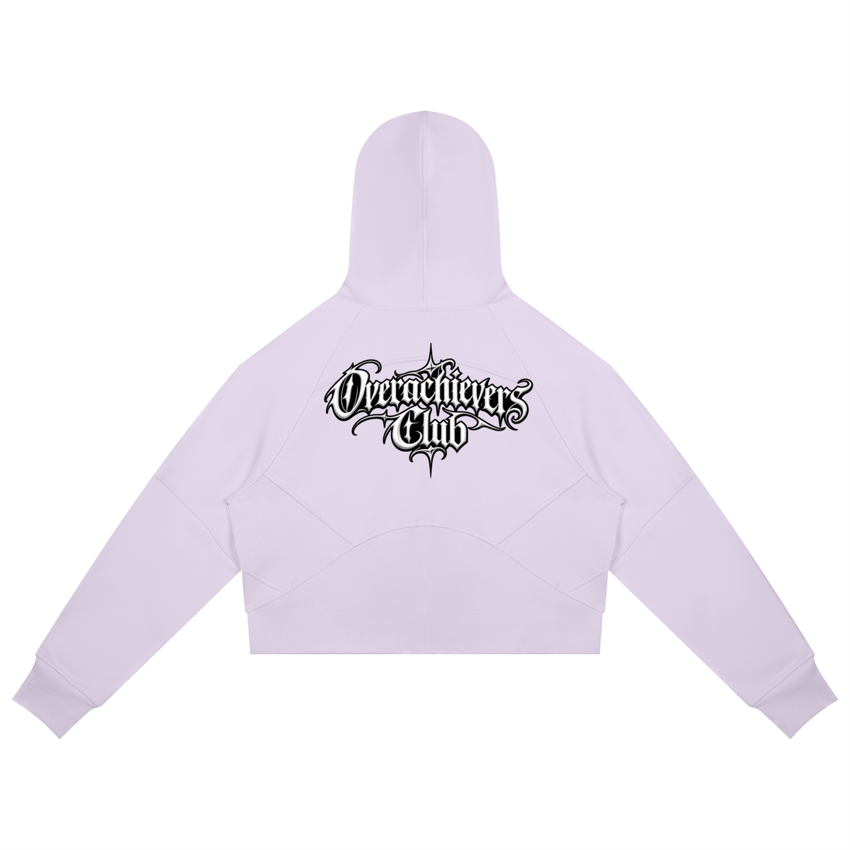 Overachievers Club' Cropped Zip-Through Hoodie & Sweatpants