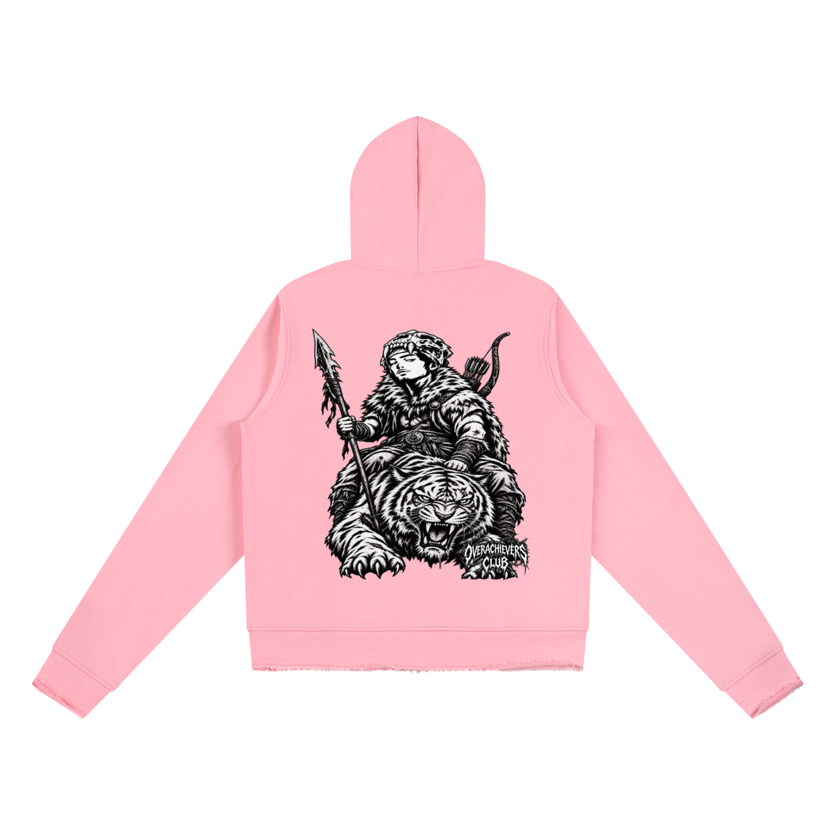 Overachievers Club' Women’s Raw Edge Full Zip Hoodie & Sweatpants