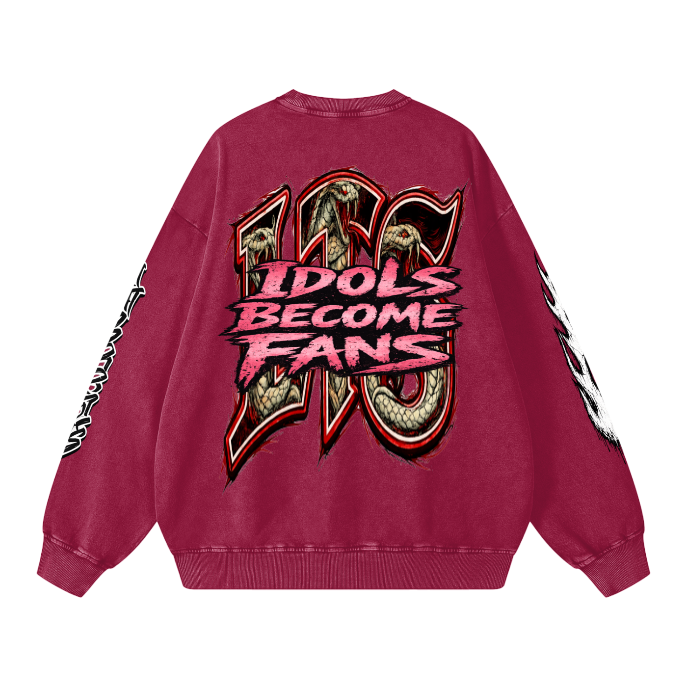 Snow Washed Oversized Sweatshirt