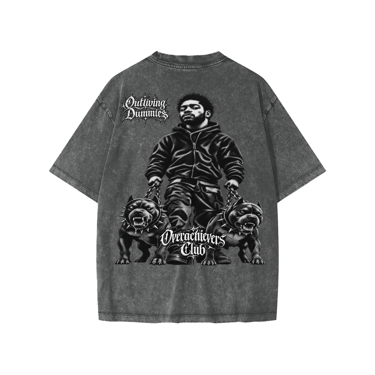 Overachievers Club' Snow Washed Kids' T-Shirt & Shorts