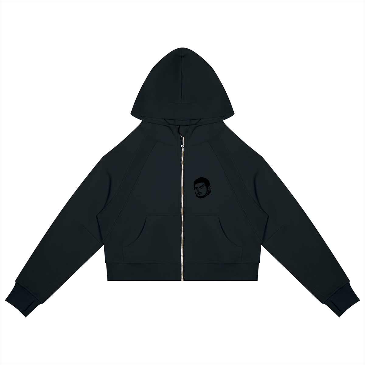 Overachievers Club' Cropped Zip-Through Hoodie & Sweatpants