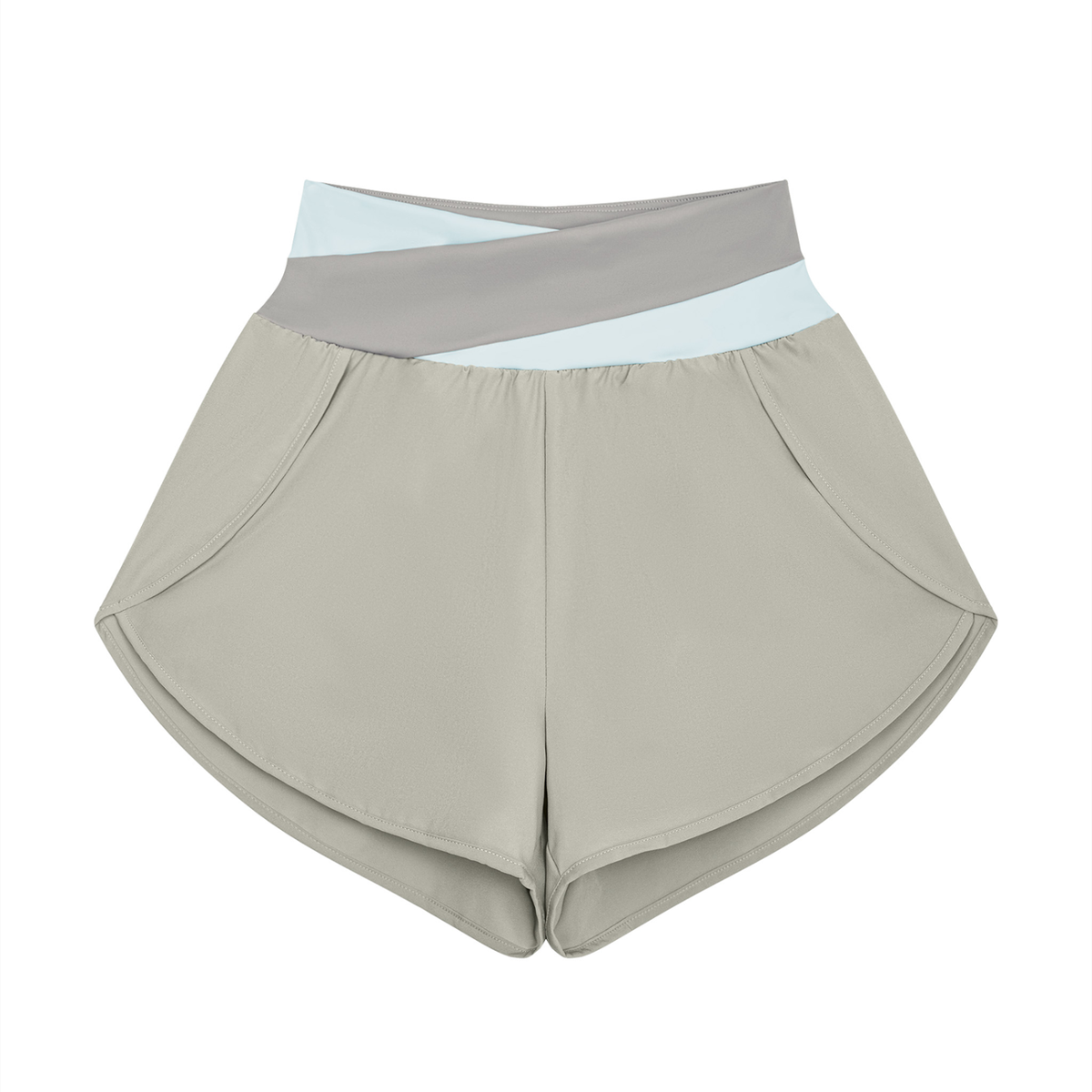 Women's Color Block Yoga Tank Top & Shorts