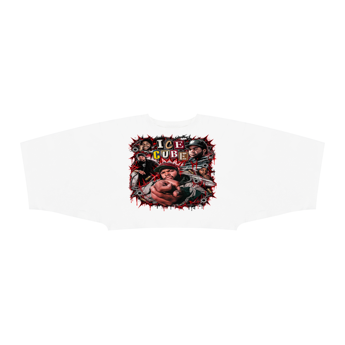 Ice Cube' Women's Boxy Batwing Sleeve T-Shirt