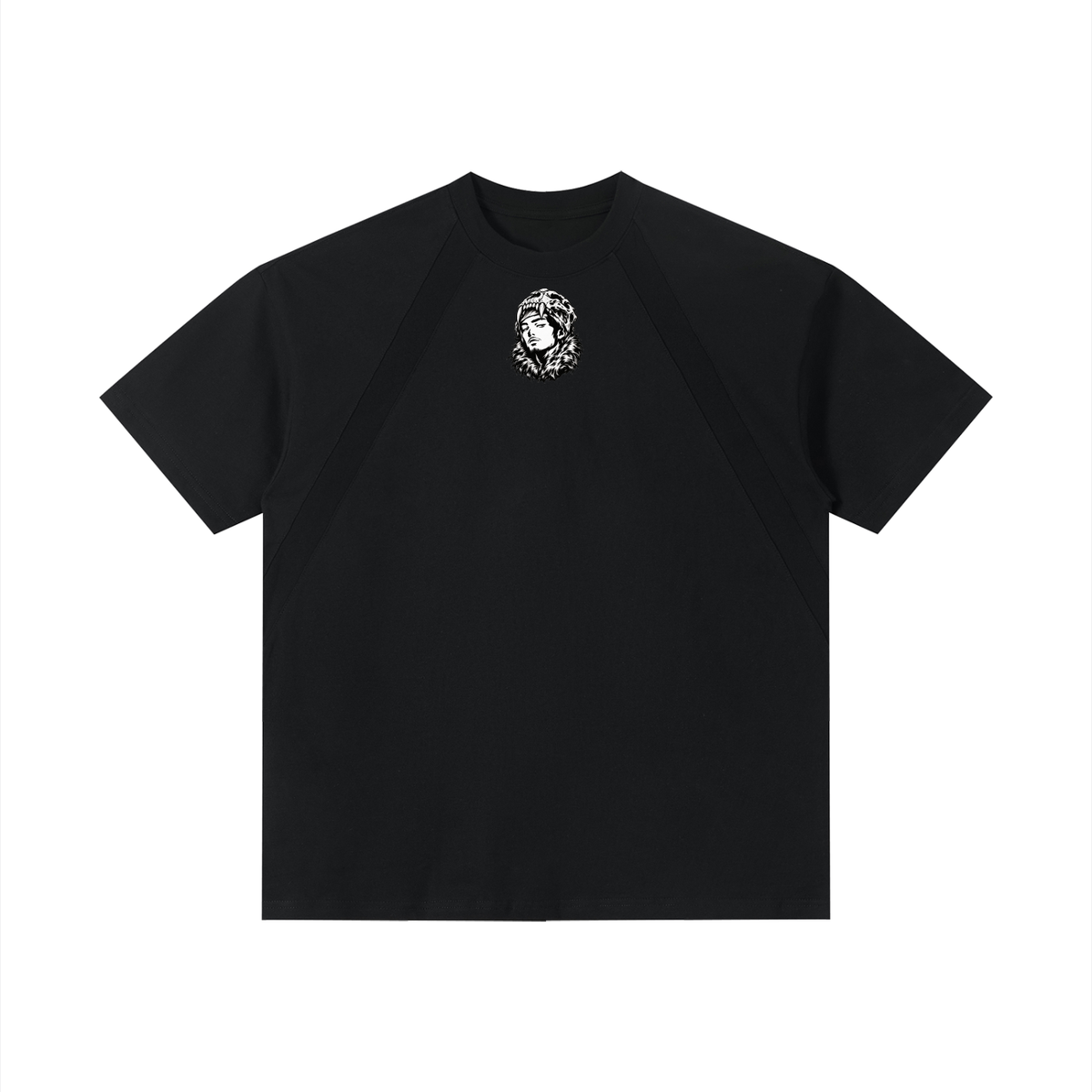Camiseta con paneles tonales