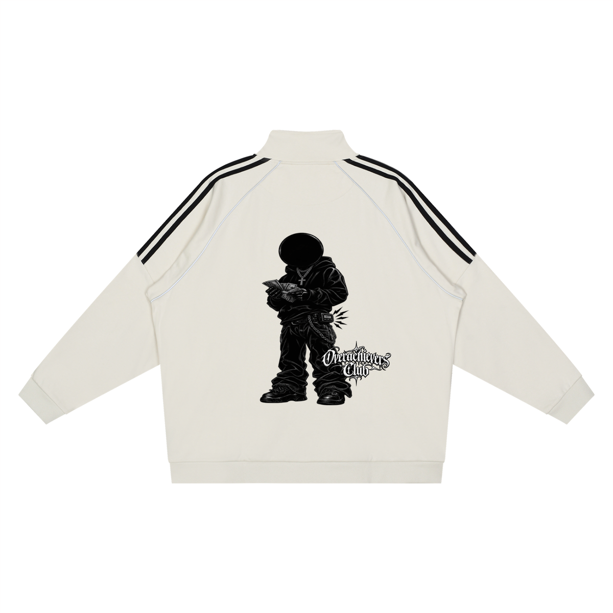 Overachievers Club' Reflection Striped Straight-Leg Sweatpants & Jacket
