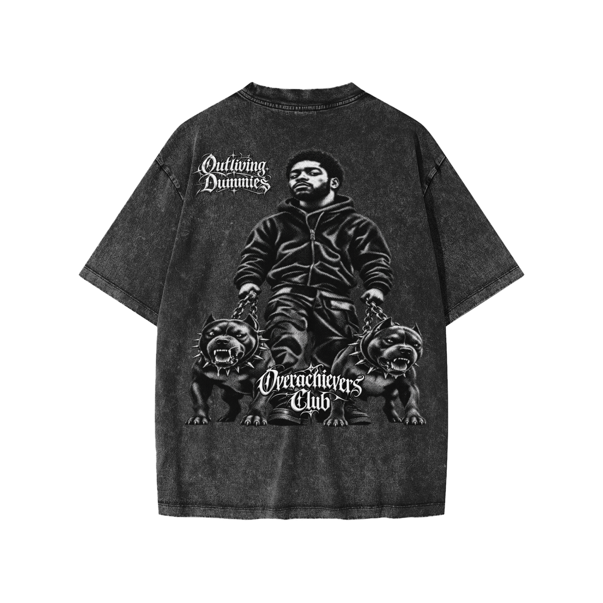 Overachievers Club' Snow Washed Kids' T-Shirt & Shorts
