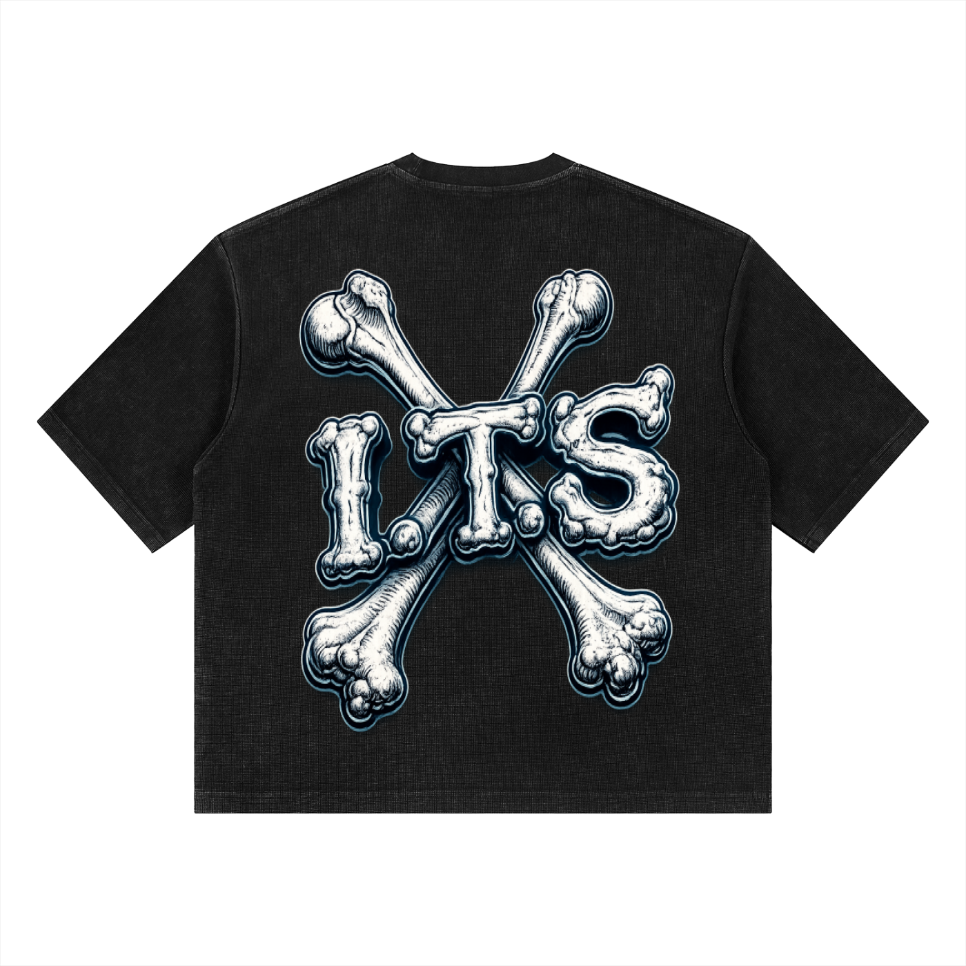 Unisex Mineral Wash Waffle Boxy T-Shirt