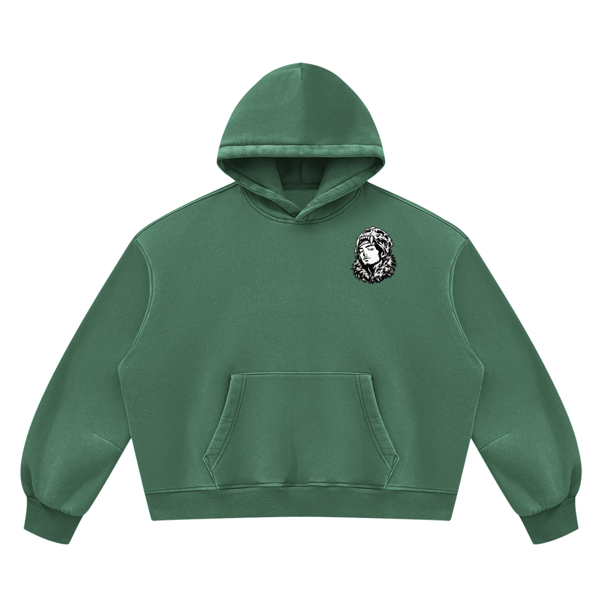 Overachievers Club' Vintage Wash Boxy Fleece Hoodie & Sweatpant