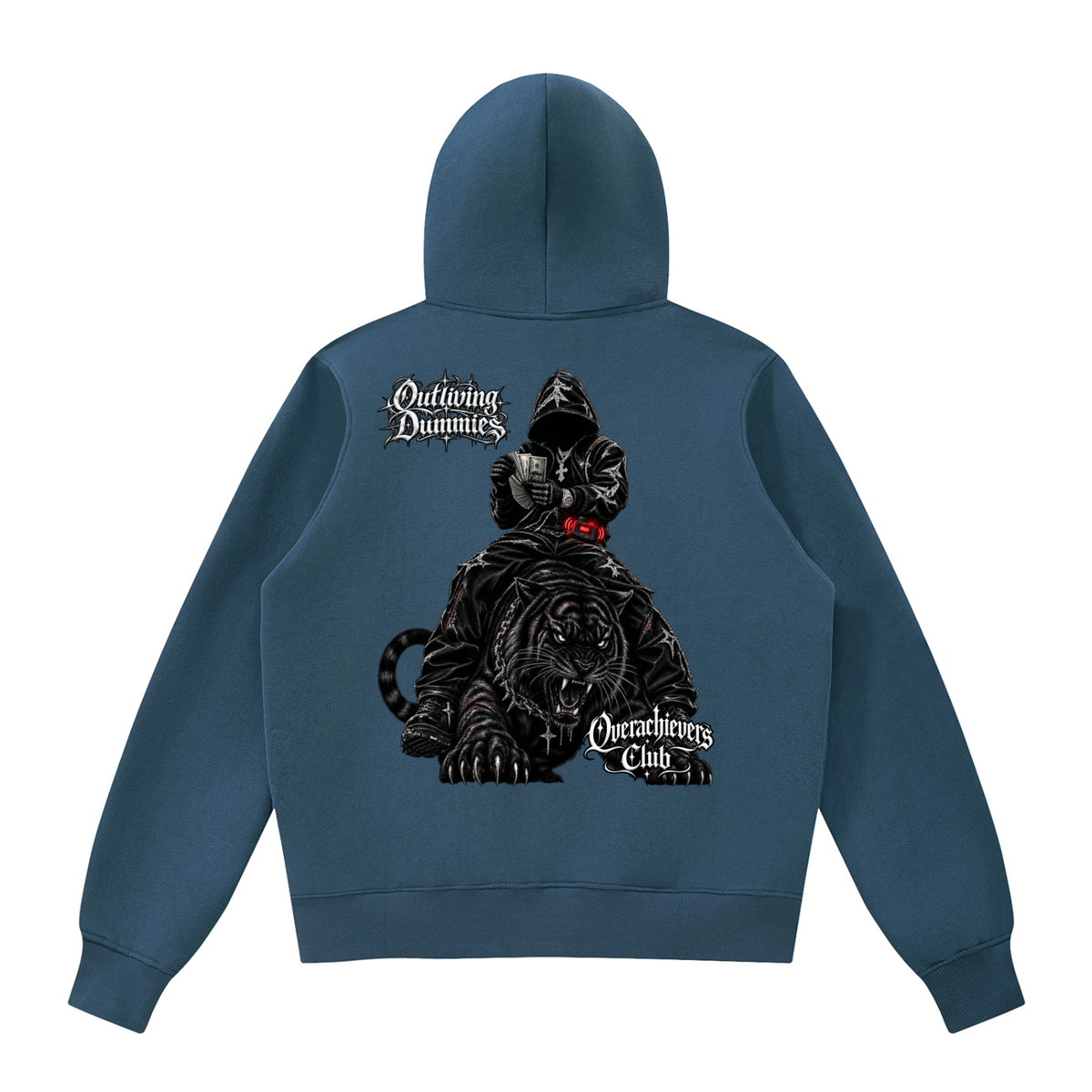 Overachievers Club' Oversized Boxy Fleece Hoodie, Sweatshirt, Sweatpant & Shorts Fit