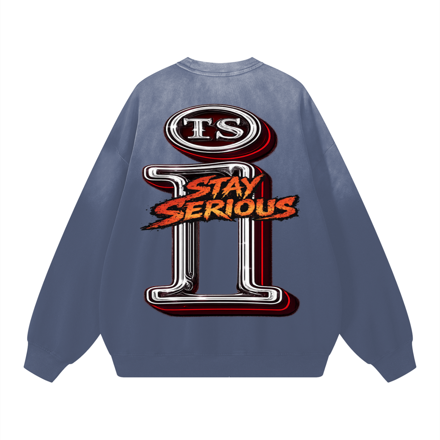 Sunfade Drop-Shoulder Cotton Sweatshirt