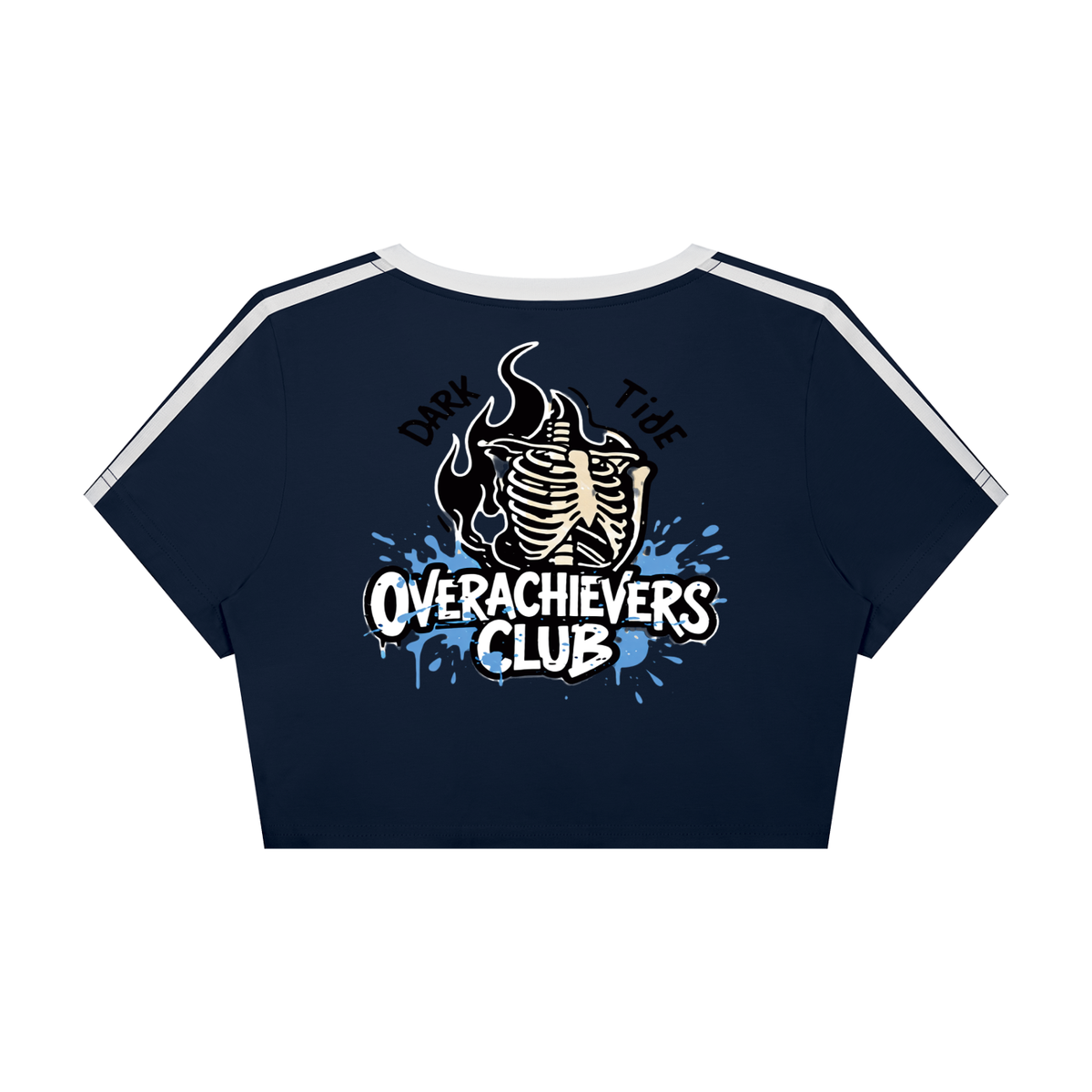 Overachievers Club' Women’s Slim Fit Color Block T-Shirt