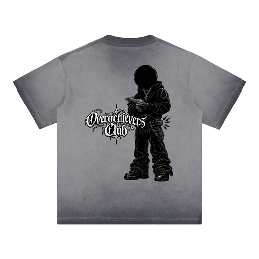 Overachievers Club' Reverse Dyed T-Shirt & Shorts