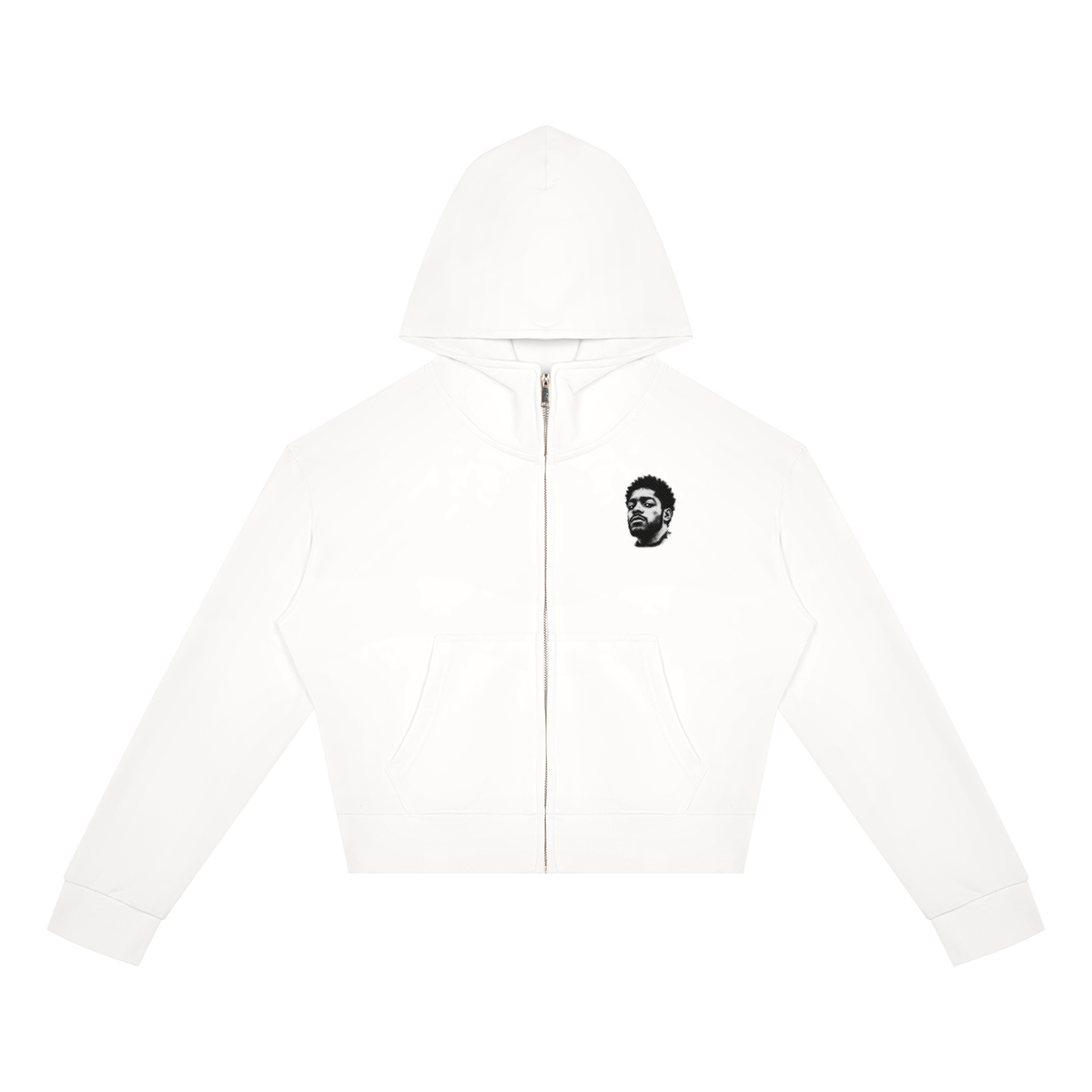 Overachievers Club' Women's Crop Full Zip Hoodie