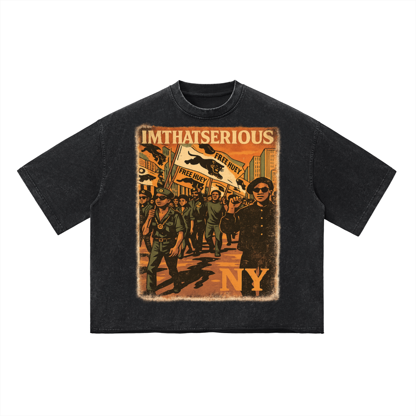 Unisex Vintage Wash Boxy T-Shirt