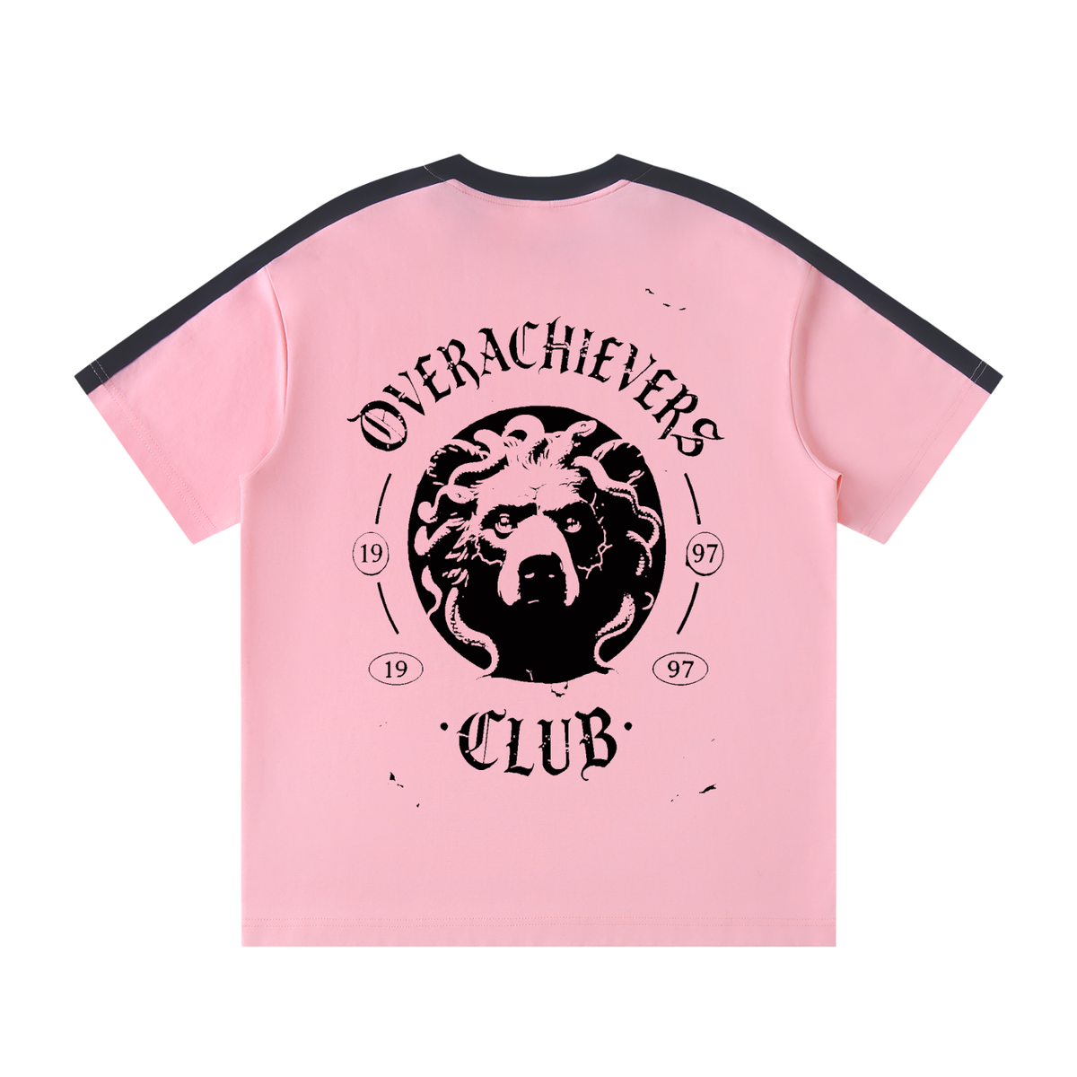 Overachievers Club' Colorblock Striped T-Shirt
