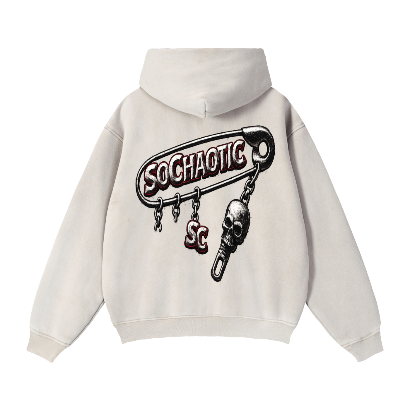 SoChaotic' Zip Fleece Hoodie
