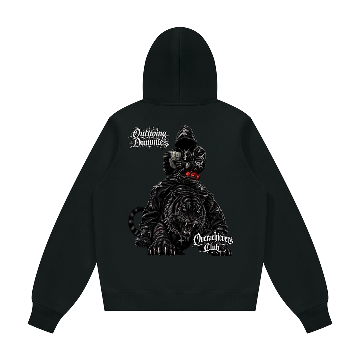 Overachievers Club' Oversized Boxy Fleece Hoodie, Sweatshirt, Sweatpant & Shorts Fit