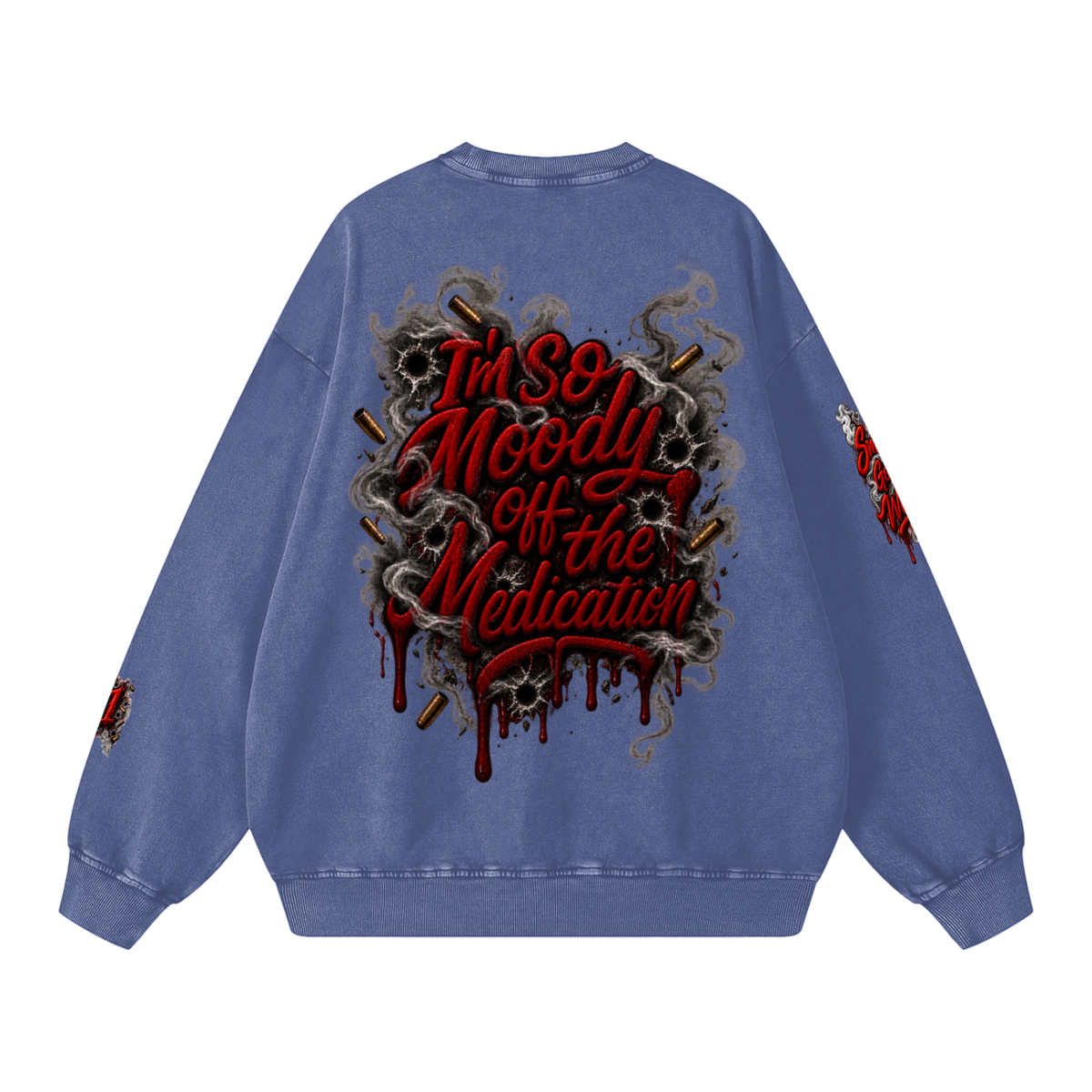 Durk' Snow Washed Oversized Sweatshirt