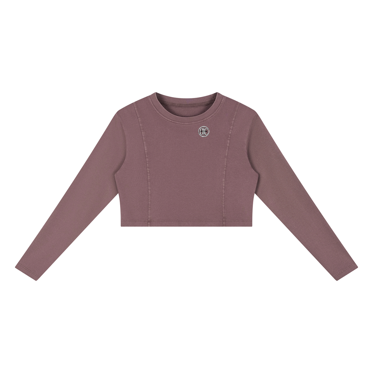 Overachievers Club' Women's Mineral Wash Crop Sweatshirt
