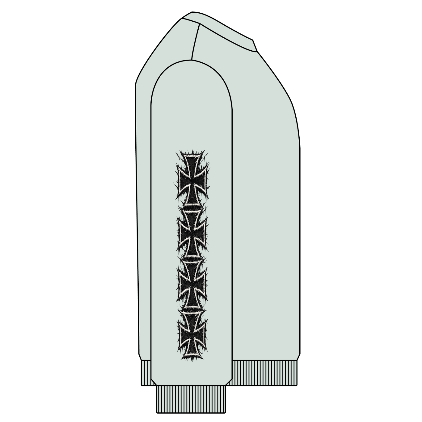 Snow Washed Oversized Sweatshirt