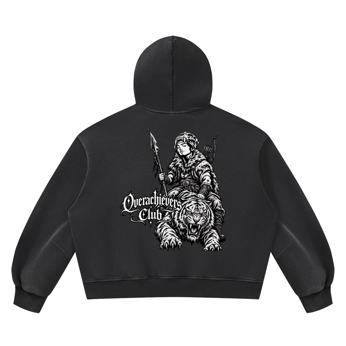 Overachievers Club' Vintage Wash Boxy Fleece Hoodie & Sweatpant