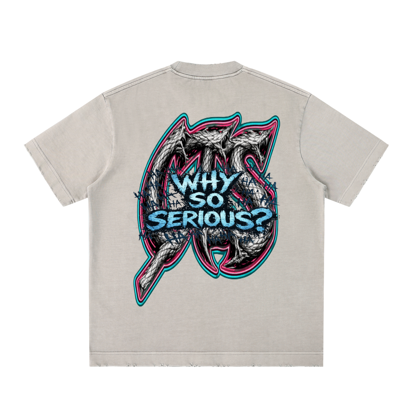 Heavyweight Vintage Washed Frayed T-Shirt