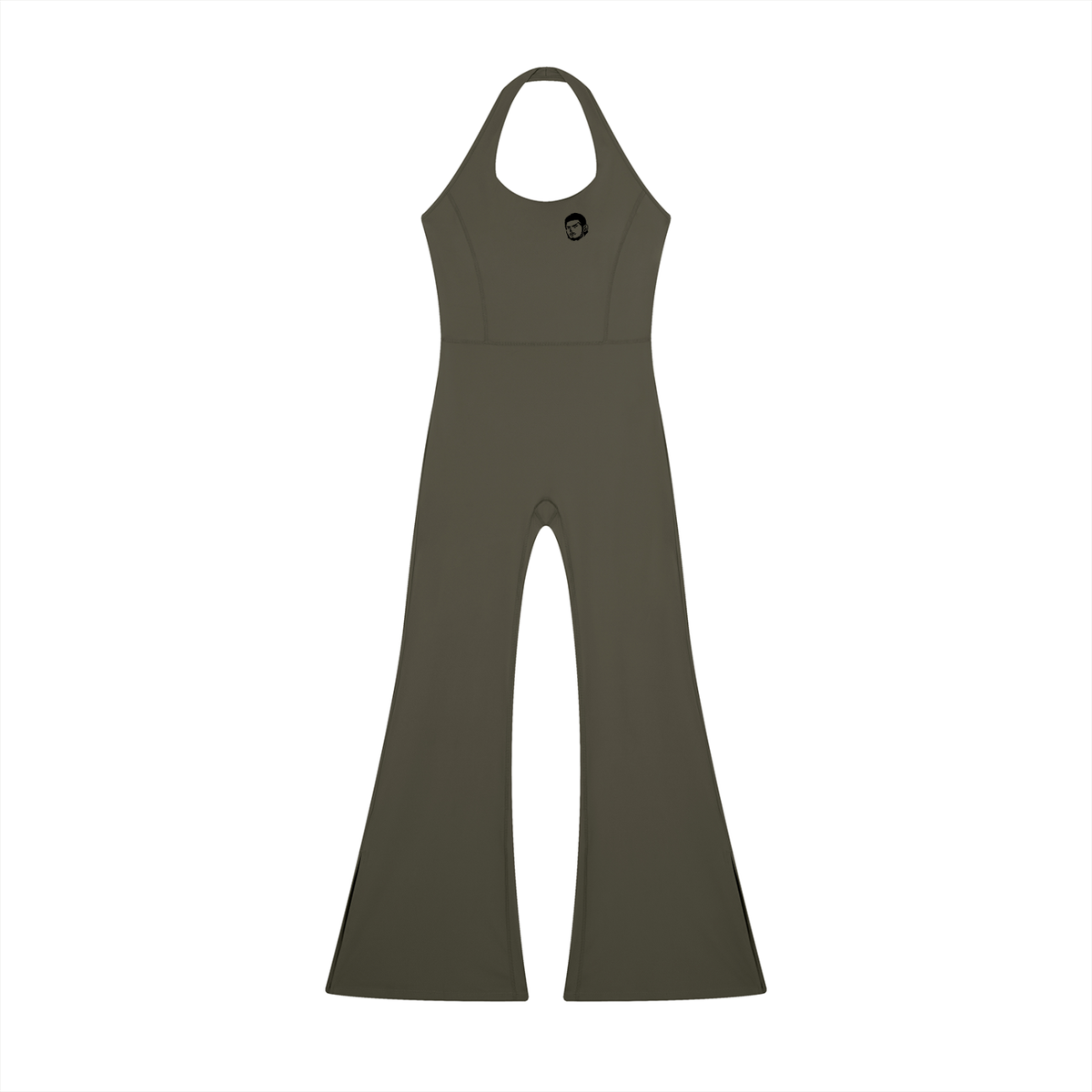 Overachievers Club' Women’s Halter Flared Jumpsuit