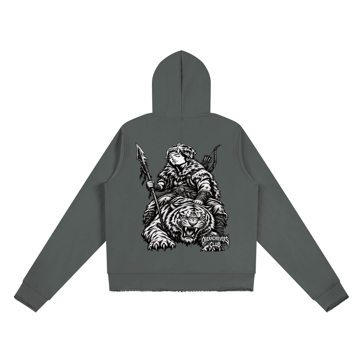 Overachievers Club' Women’s Raw Edge Full Zip Hoodie & Sweatpants