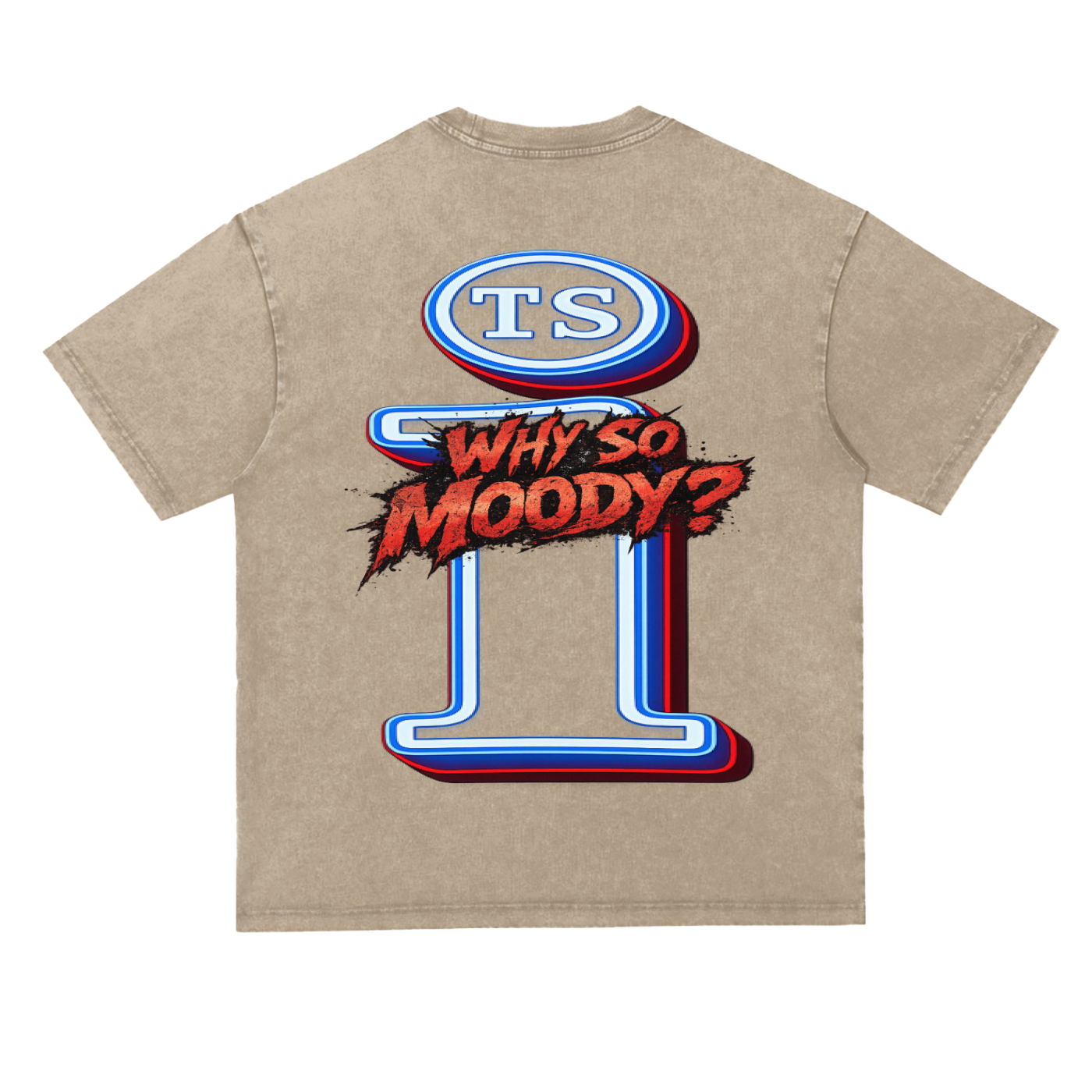 Snow Washed Heavyweight Oversize T-Shirt