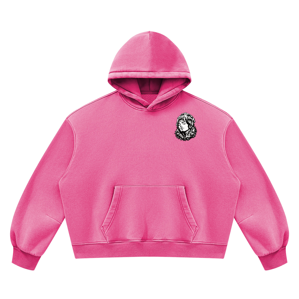 Overachievers Club' Vintage Wash Boxy Fleece Hoodie & Sweatpant