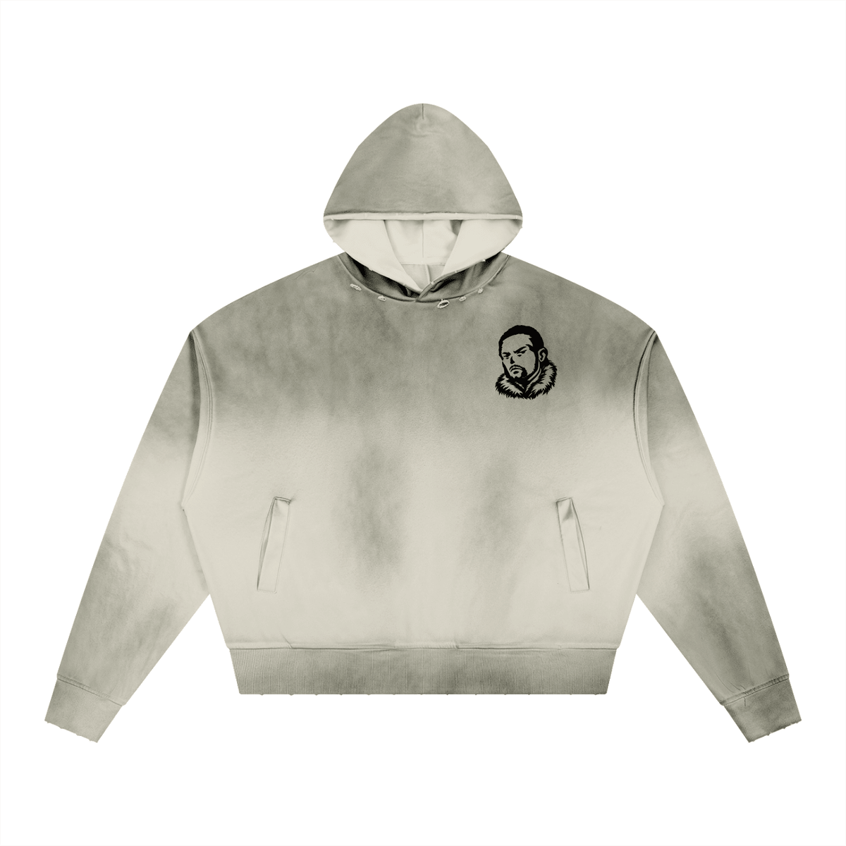 Overachievers Club' Sunfade Distressed Boxy Hoodie - ImThatSerious