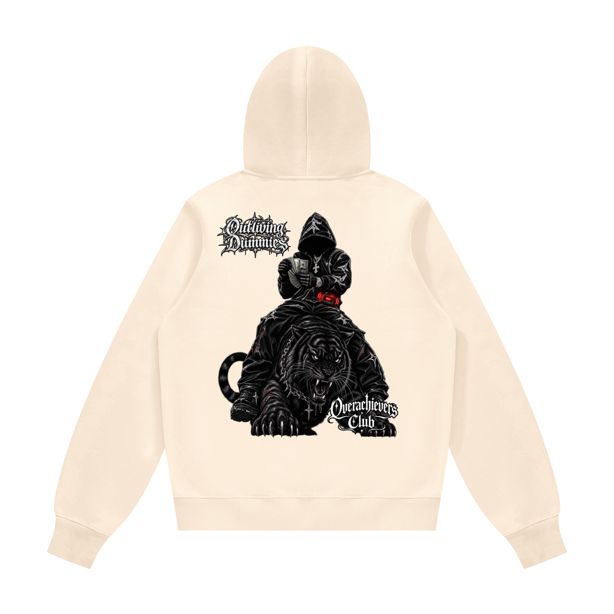 Overachievers Club' Oversized Boxy Fleece Hoodie, Sweatshirt, Sweatpant & Shorts Fit