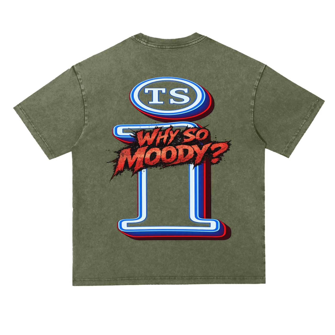 Snow Washed Heavyweight Oversize T-Shirt