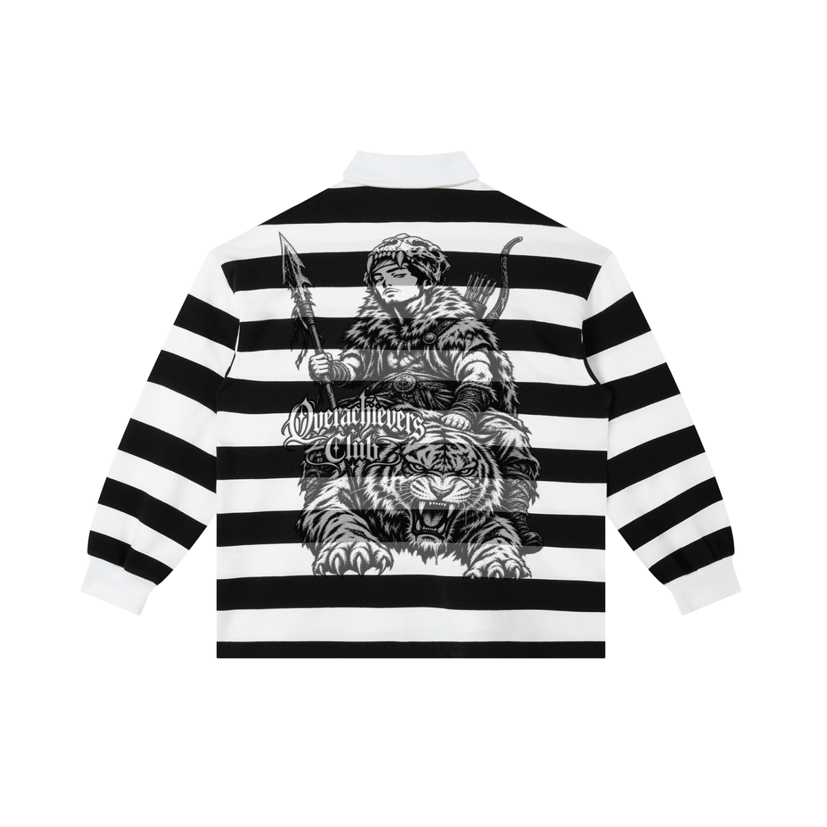 Overachievers Club' Color Block Stripe Polo Shirt - ImThatSerious