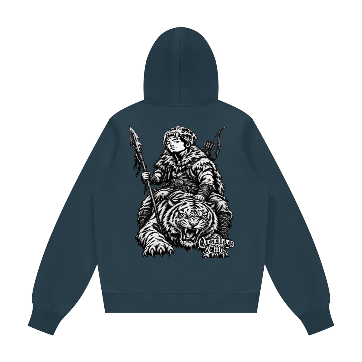Overachievers Club' Oversized Fleece Boxy Hoodie, Sweatshirt, Sweatpant & Shorts Fit