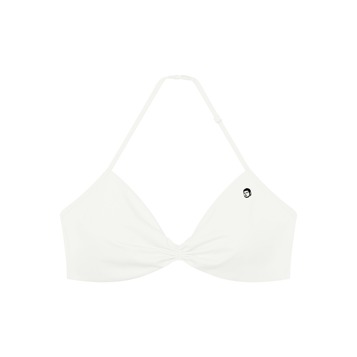 Women’s Ruched Halter-Neck Sports Bra