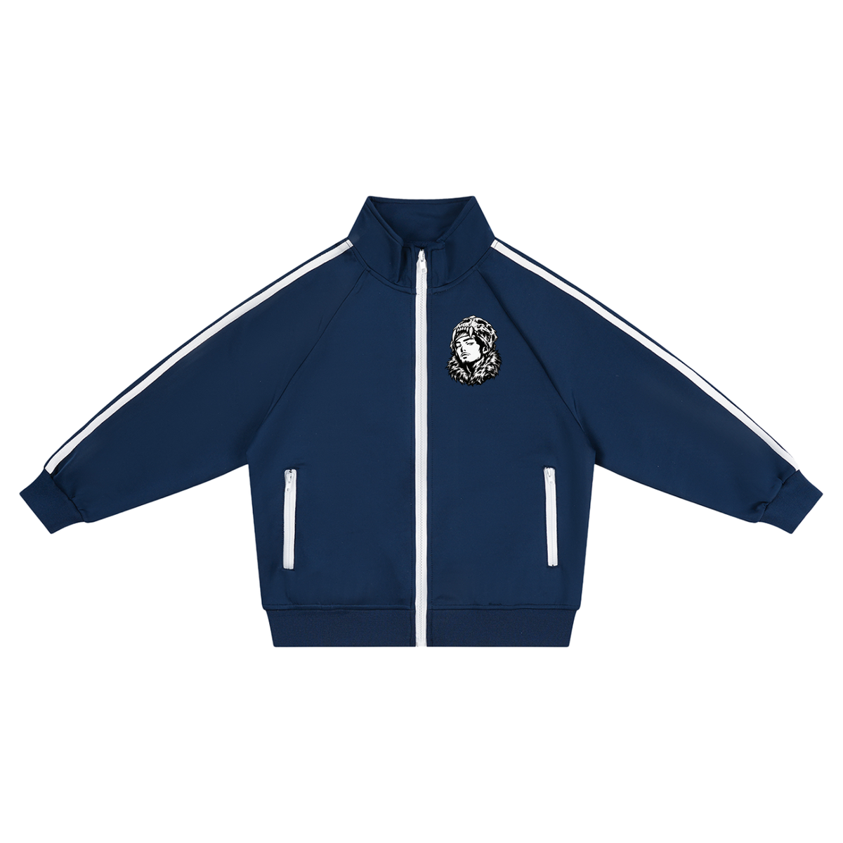 Overachievers Club' Kids’ Contrast Tape Coach Jacket & Sweatpant Tracksuit