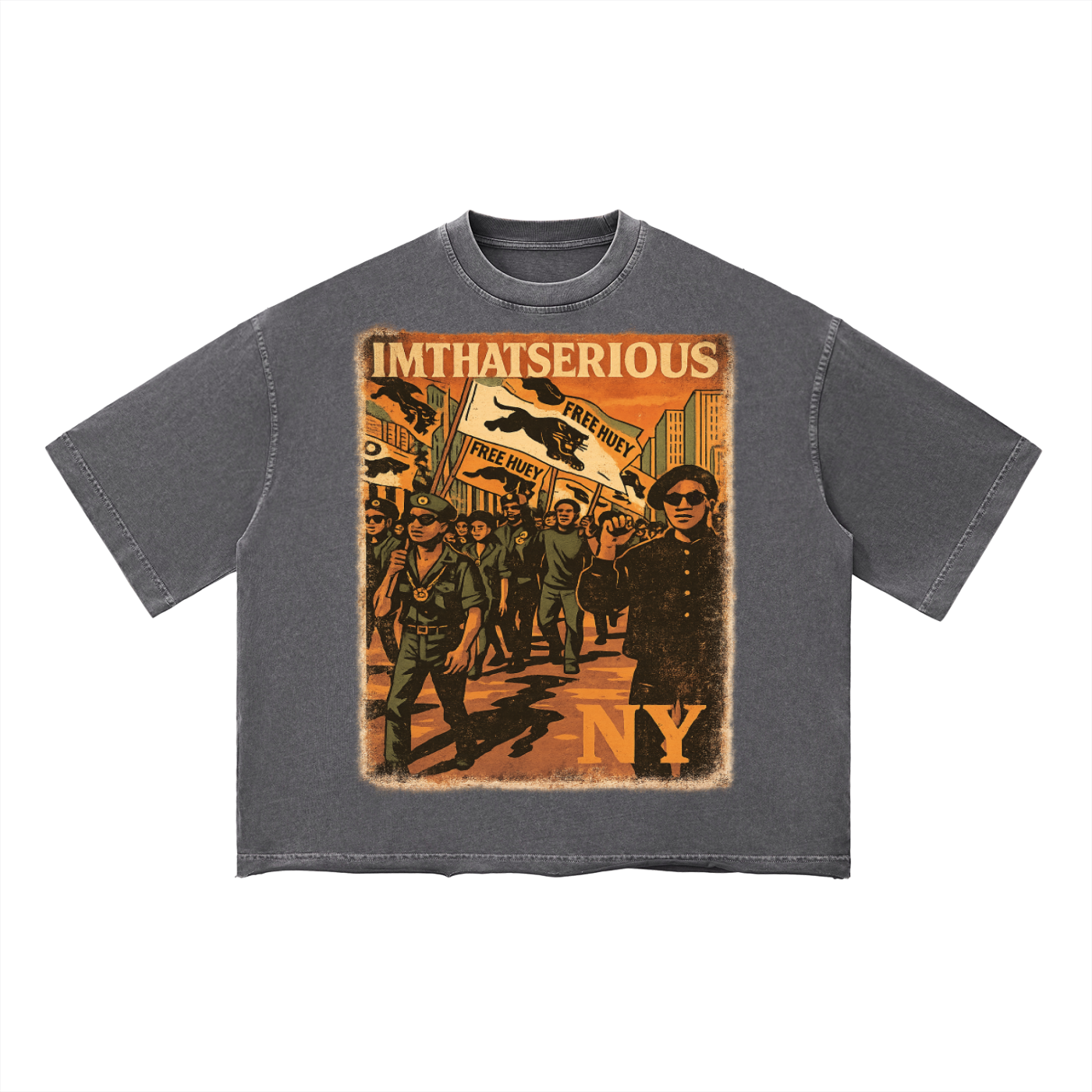 Unisex Vintage Wash Boxy T-Shirt