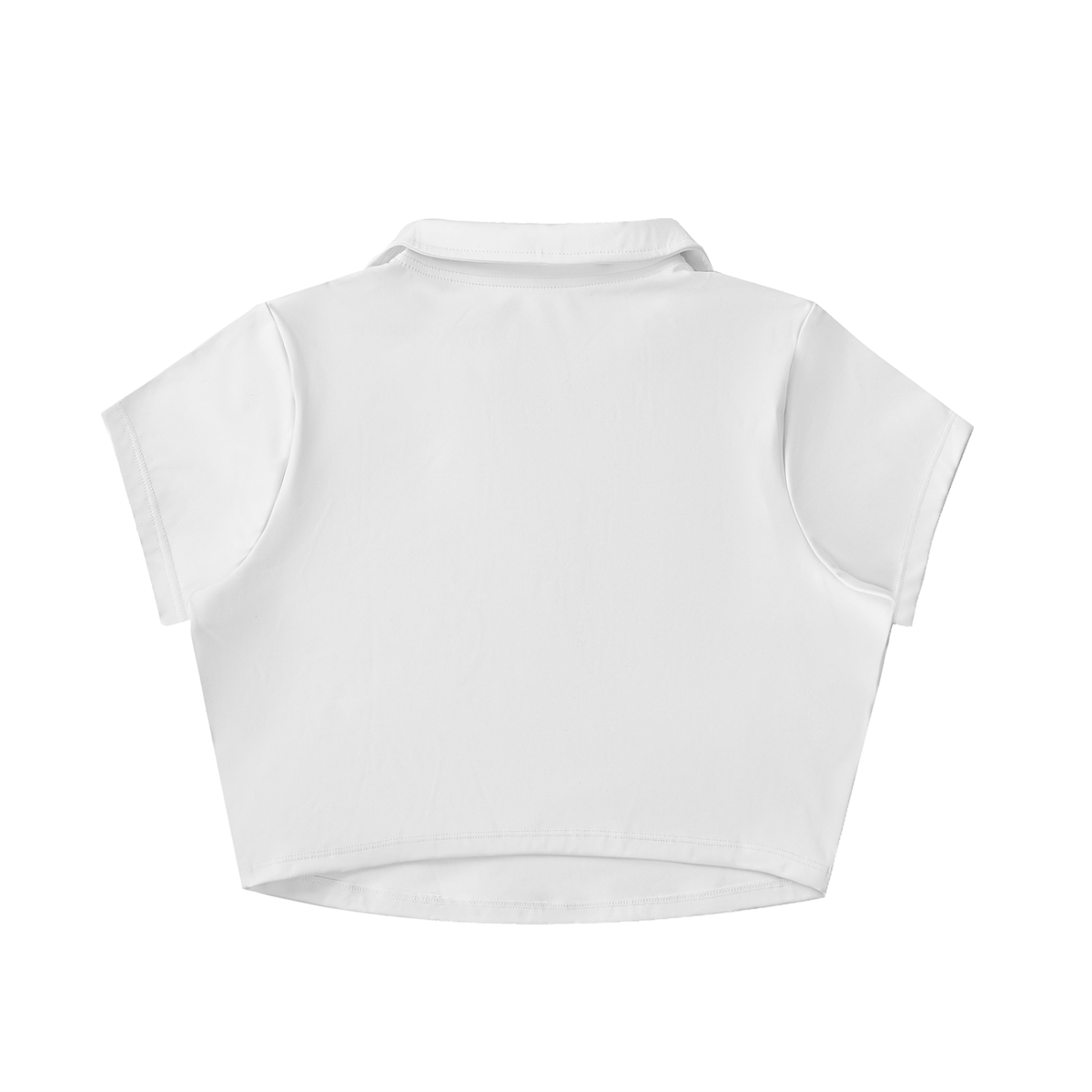 Overachievers Club' V-Neck Lapel Crop Top & Skirt