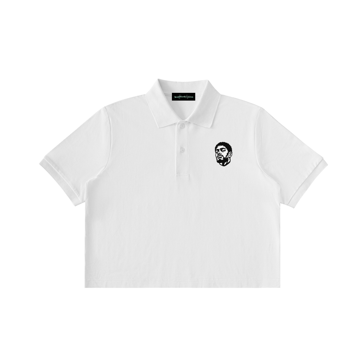 Overachievers Club' Cropped Polo Shirt