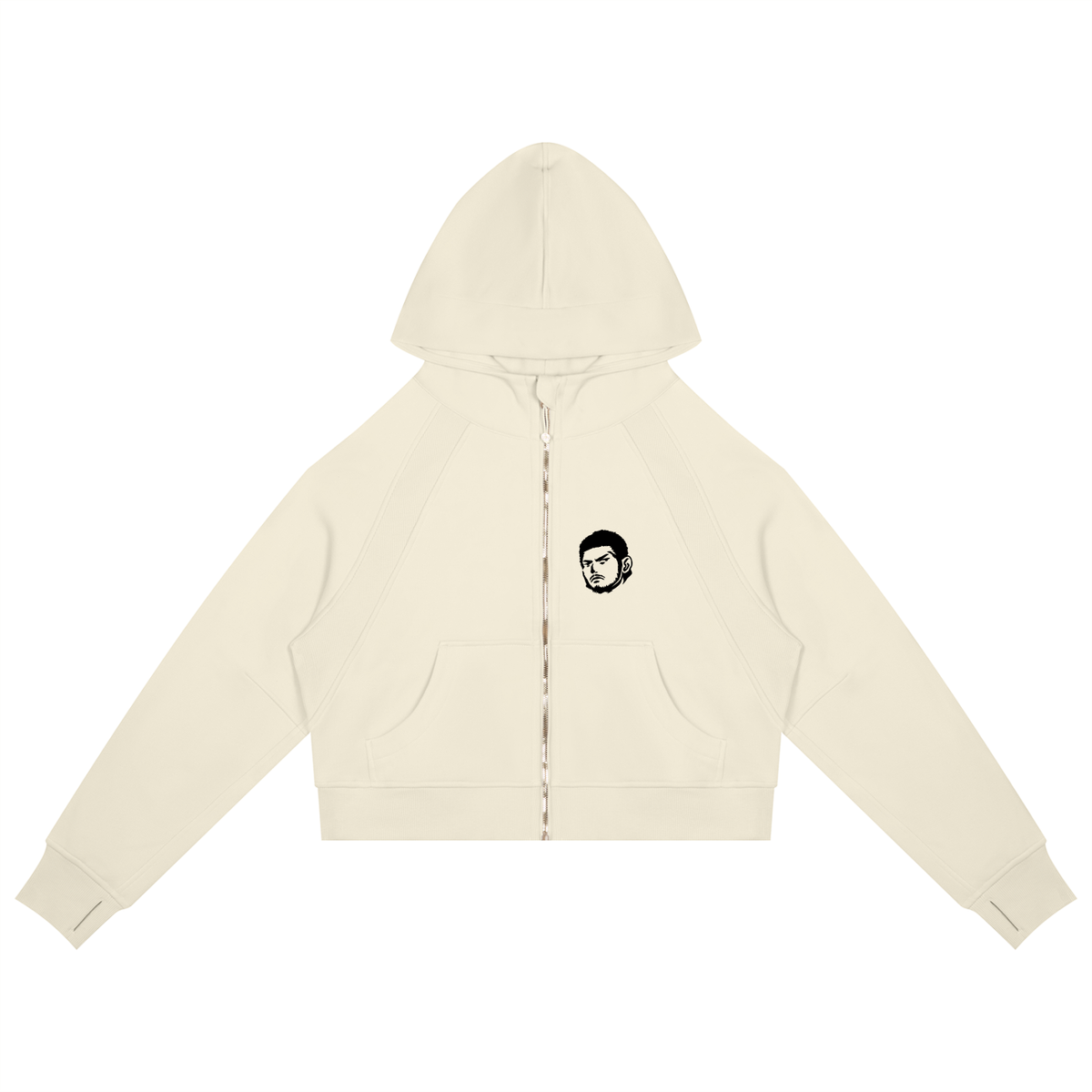 Overachievers Club' Cropped Zip-Through Hoodie & Sweatpants
