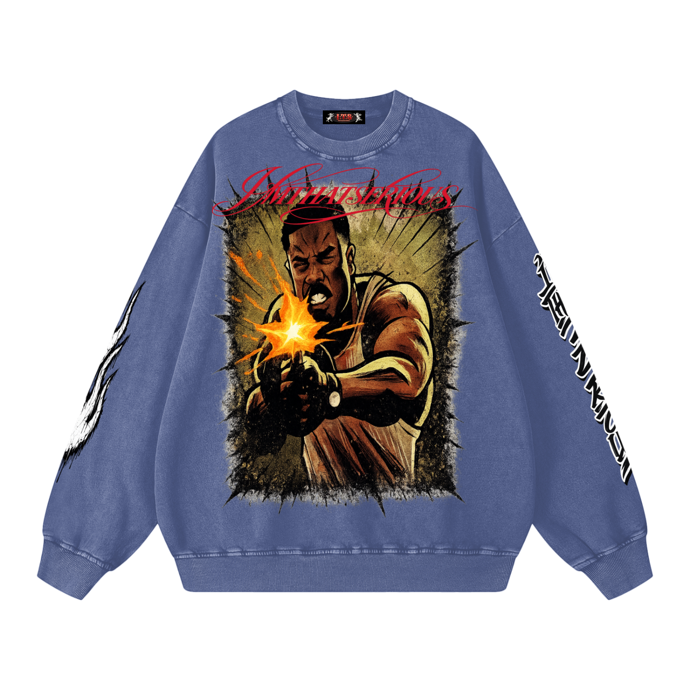 Snow Washed Oversized Sweatshirt
