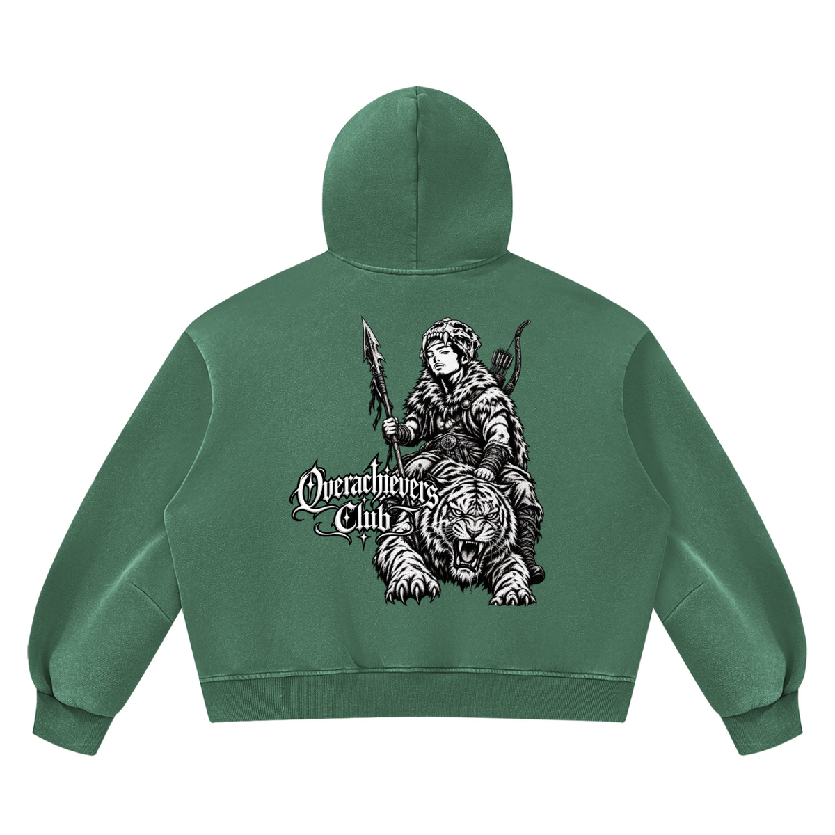 Overachievers Club' Vintage Wash Boxy Fleece Hoodie & Sweatpant
