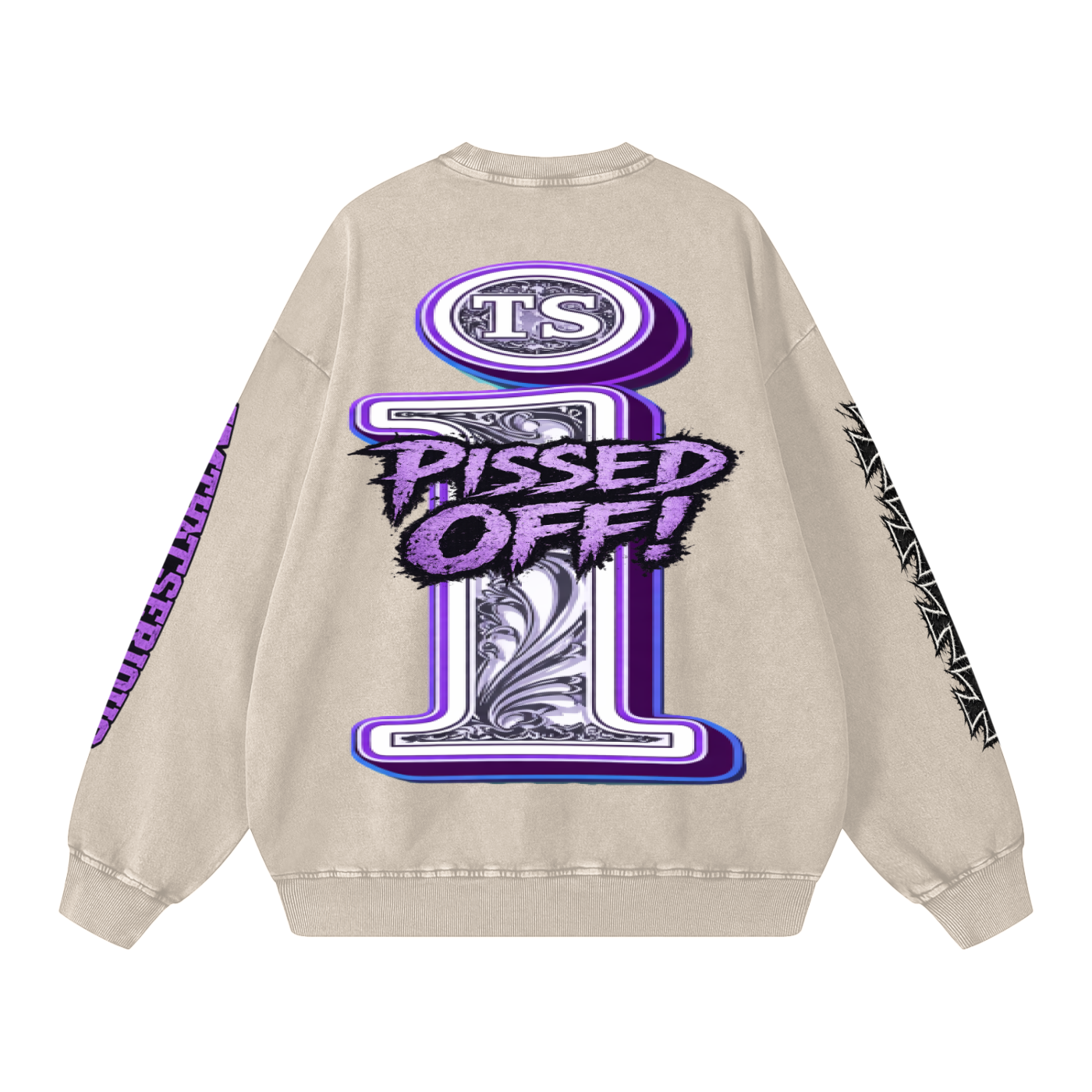Snow Washed Oversized Sweatshirt