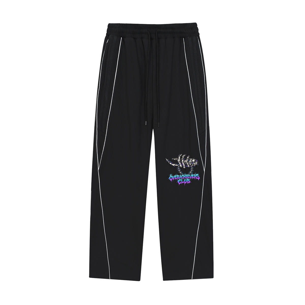 Overachievers Club' Reflection Striped Raglan Sleeve Jacket & Sweatpant