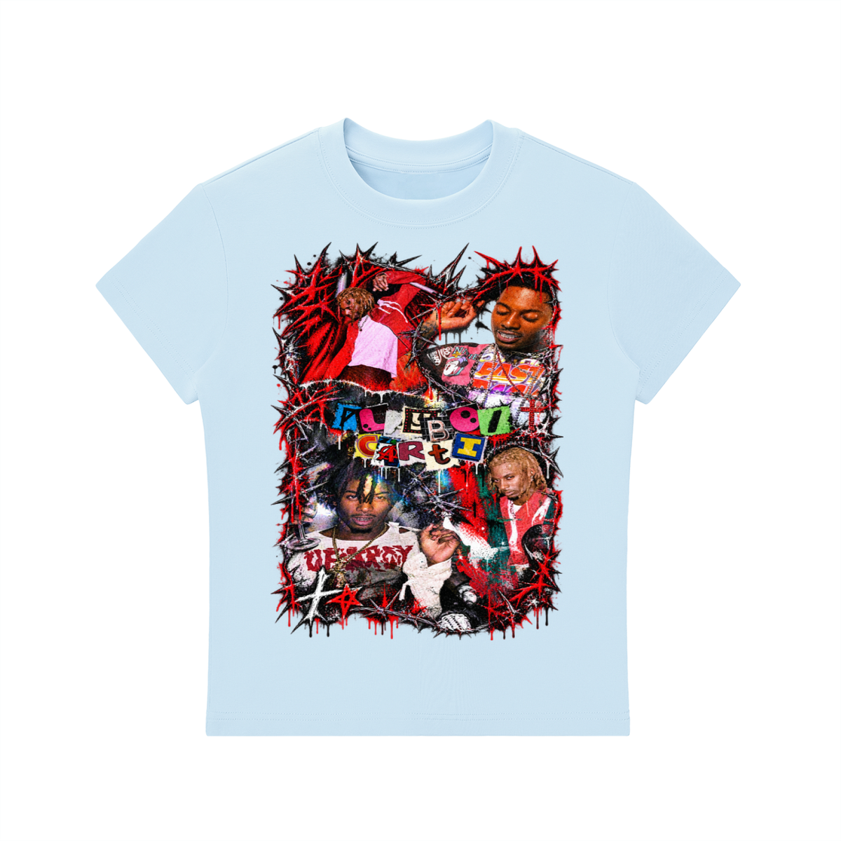 Carti' Bodycon Crewneck T-Shirt