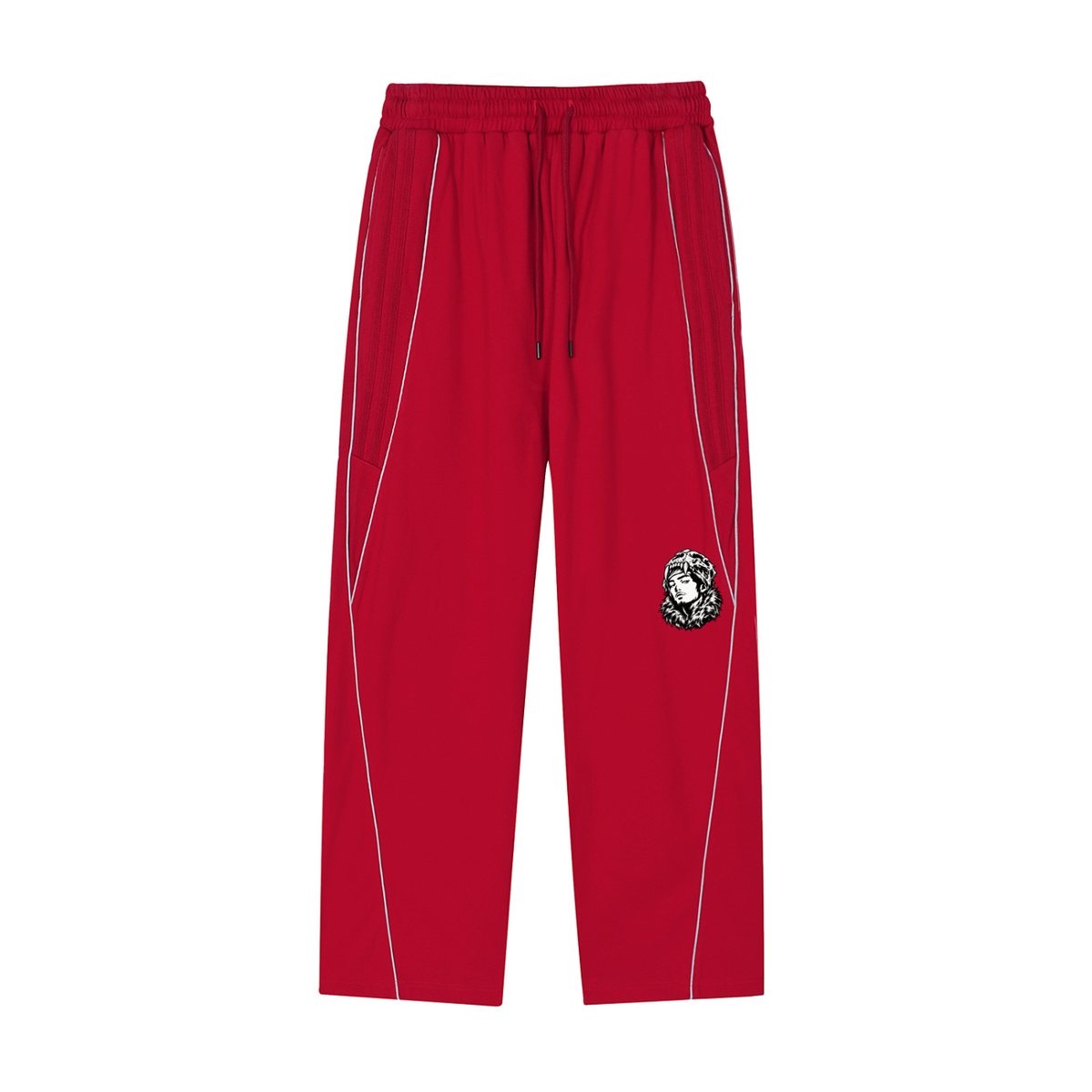 Overachievers Club' Reflection Striped Raglan Jacket & Sweatpants