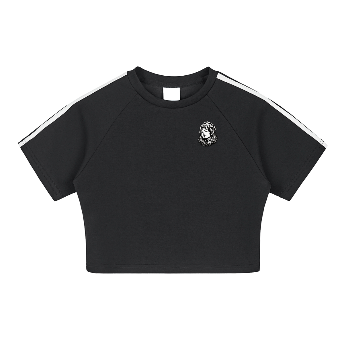 Overachievers Club' Taped Crop Top & Skirt