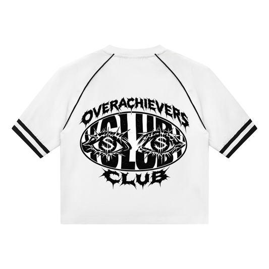 Overachievers Club' Women’s Raglan Ribbed T-Shirt
