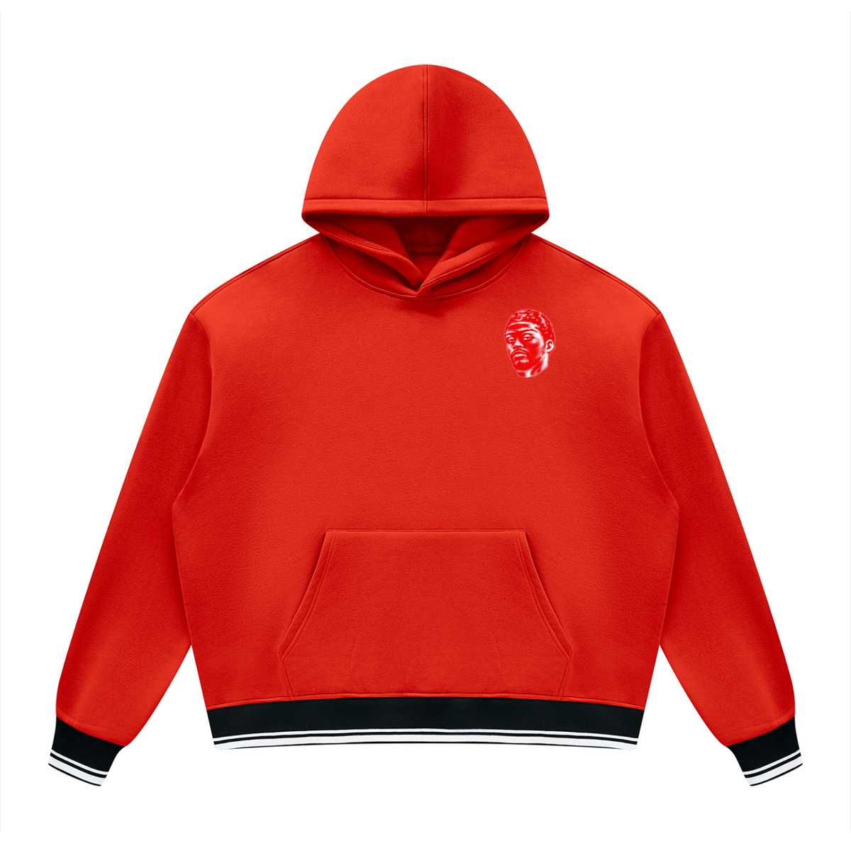 Overachievers Club' Oversized Color Block Fleece Hoodie